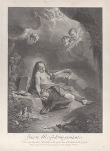 A penitente Maria Madalena, c. 1729. de Nicolas Dauphin de Beauvais