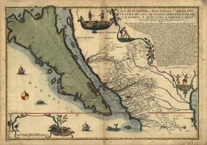 La Californie ou Nouvelle Caroline - teatro das obras, obras apostólicas da Compa. e Jesus in America Septe. LOC 96686640