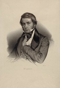 Retrato do filósofo Victor Primo 1792-1867. de Nicolas Eustache Maurin