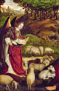 O Tríptico de Moisés e a Sarça Ardente, c.1476 (detalhe de 173010)