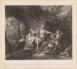 Banho de Diana de Nicolas Gabriel Dupuis (attributed to)