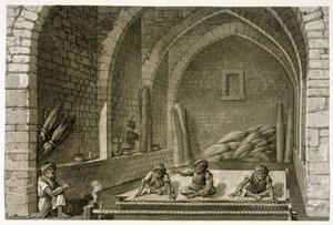 Tecendo um tapete, de Volume II Artes e Ofícios de &39;Descrição do Egito&39;, pub. sob as ordens de Napoleão, 1822