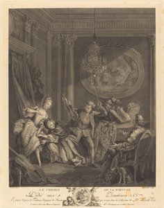 Le chemin de la fortuna de Nicolas Joseph Voyez after Pierre Antoine Baudouin