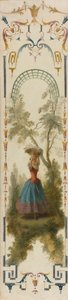Horticultura, c.1723-27 (óleo sobre tela) de Nicolas Lancret