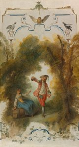 A vinha, c. 1723-1727. de Nicolas Lancret