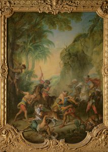 Caça ao Tigre, 1736 de Nicolas Lancret