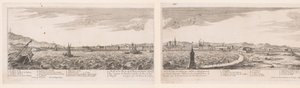 Gezicht em Barcelona Perfil da vila e cidade de Barcelona (...) (título no objeto)