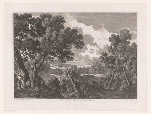 Paisagem com árvores de Nicolas Perelle