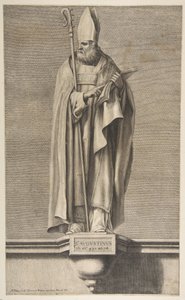 Santo Agostinho.n.d. de Nicolas Pitau