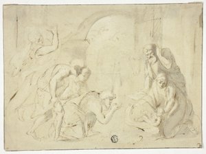 Adoração dos Pastores de Nicolas Poussin