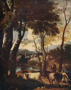 Paisagem, c1630 de Nicolas Poussin