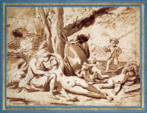 Marte e Vénus de Nicolas Poussin