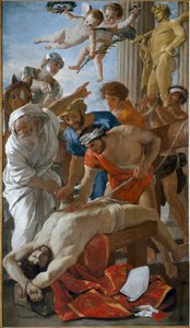 Martírio de Santo Erasmo de Nicolas Poussin