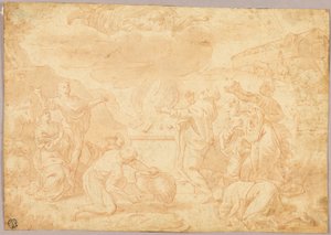 O sacrifício de Noé de Nicolas Poussin