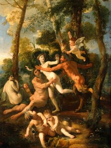 Pan e Syrinx, 1637 de Nicolas Poussin
