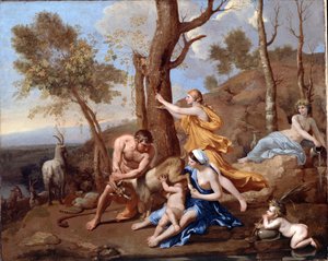 A criação de Júpiter de Nicolas Poussin