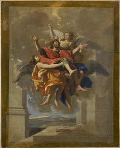 O êxtase de São Paulo, 1650. de Nicolas Poussin