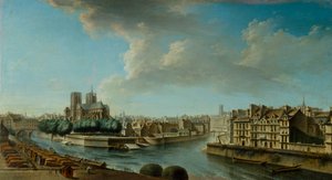 Notre Dame e a ponta ocidental da Ile Saint-Louis