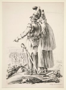 Dois Cuirassiers a pé de Nicolas Toussaint Charlet