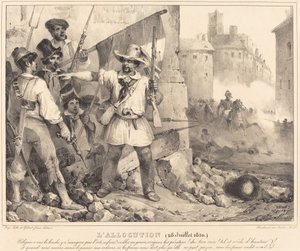 A Alocução, 20 de julho de 1830 de Nicolas Toussaint Charlet
