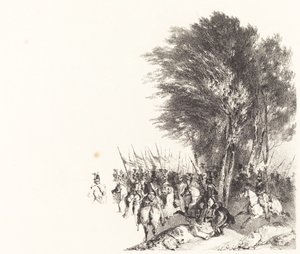 Lanceiros em março de Nicolas Toussaint Charlet