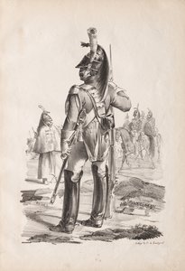Trajes Militares: Granadeiro da Guarda Real
