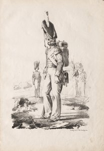 Trajes Militares: Sargento de Infantaria de Nicolas Toussaint Charlet