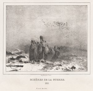 Alfabeto moral e filosófico para o uso de crianças pequenas e grandes: misérias da guerra (1812) de Nicolas Toussaint Charlet