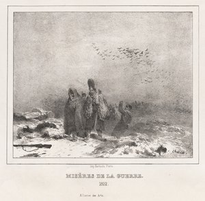 Alfabeto moral e filosófico para o uso de crianças pequenas e grandes: misérias da guerra 1812, 18 de Nicolas Toussaint Charlet