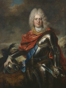 Príncipe herdeiro Frederico Augusto da Saxônia (1696-1763) de Nicolas de Largillière