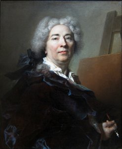 Francês:  Autoportrait Autorretrato de Nicolas de Largillière