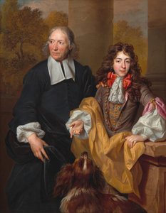 Retrato de um jovem e seu tutor, 1685. de Nicolas de Largillière