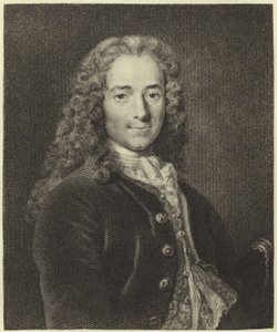Voltaire (fotogravação) de Nicolas de Largillière