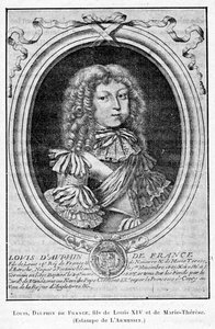 Cabanès, Educação dos Príncipes012 Luís, Delfim de França, filho de Luís XIV e de Marie-Thérèse