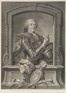 Retrato de Maréchal de Lowendal, século XVIII.