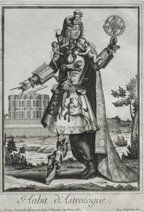 Trajes fantasiosos: Traje do astrólogo, c. 1690
