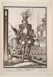 Trajes fantasiosos: Traje do Criador de fogos de artifício, c. 1690