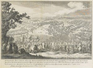 A Batalha de Poltava em 27 de junho de 1709
