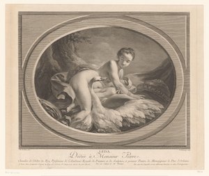 Leda e o cisne
Leda (título sobre o objecto) de Nicolas de Launay (goudsmid)