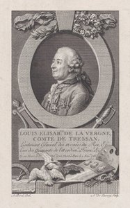 Retrato de Louis Elisabeth de La Vergne, Conde de Tressan, 1783-92., 1783-92.