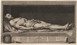 O Corpo de Cristo no Sepulcro de Nicolas de Platte Montagne