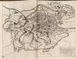 Mapa topográfico da Roma Antiga de Nicolaus Beatrizet