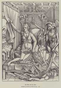 A Morte e a Mulher de Nicolaus Meldemann