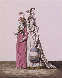Vestidos de noite, figos. 34 e 35, de `Gallery of Fashion