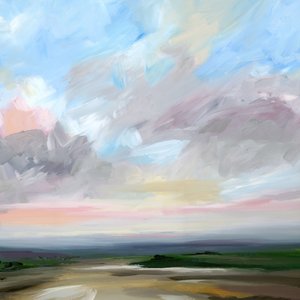 Paisagem «Blush Sky» de Nicole Walsh