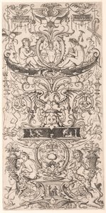 Painel ornamental com a inscrição "Victoria Augusta" de Nicoletto da Modena