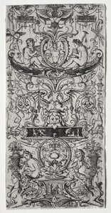 Painel Ornamento Inscrito Victoria Augusta de Nicoletto da Modena