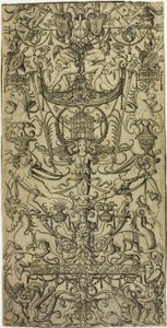Painel de Ornamento com Gaiola de Nicoletto da Modena