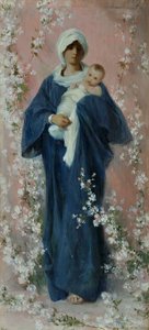 Madona da primavera (óleo sobre tábua)