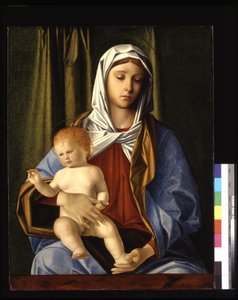 Madonna And Child (tempera e óleo sobre madeira)